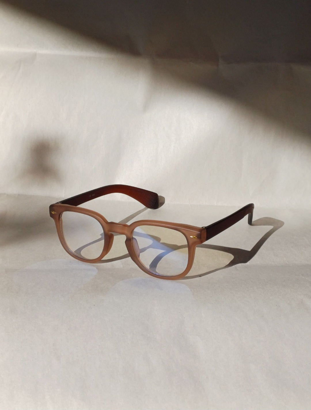 Dazzle Unisex Kahverengi Mavi Işık Filtreli Gözlük