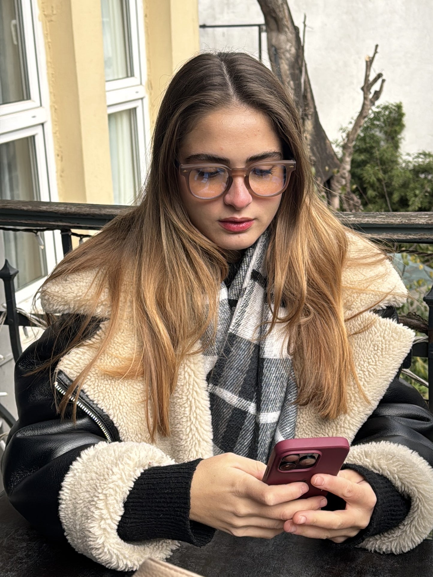 Dazzle Unisex Kahverengi Mavi Işık Filtreli Gözlük