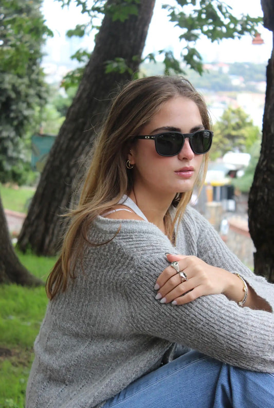Luke Unisex Siyah Polarize Güneş Gözlüğü